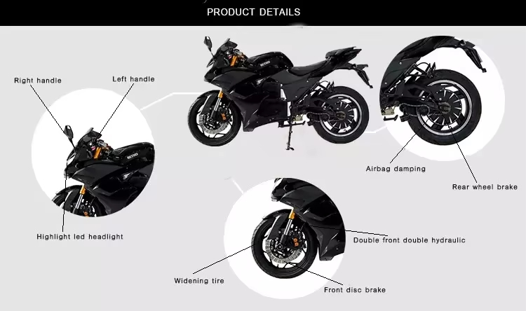 Hot Sell 72v Electric Motorcycle High Performance 3000W Electric Motorcycle City Sport E Motorcycle Scooter Cheap high speed 2000w retro electric motorcycle for adults ckd in india