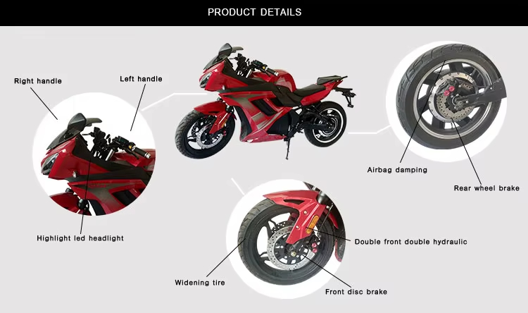 high quality 2000w 5000w 8000w racing adult off road electric motorcycle with 72v battery